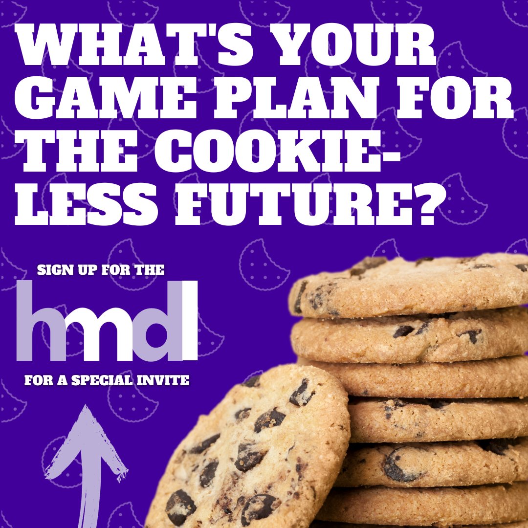 The era of 3rd-party cookies is fading away, and we're stepping into a cookieless future! Join us at HM DL Live for an exclusive look into this digital transformation. Ready to unlock the secrets? Subscribe to our newsletter for an exclusive invite: hoffmannmurtaugh.com/hm-dl/