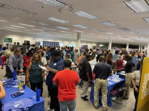 LRinspiresatWCC's tweet photo. Today Goes Down in Sparks Campus History As The Largest Turn-Out at a Hiring Event, Sponsored by The Incomparable, Sharla Harris, (Career Specialist)! They Voted With Their Feet, as a Sage Mentor Once Said &amp; Over 300 + People Came! WOW! Congrats to You Sharla &amp; Your Team! https://t.co/4vbznQD8fs