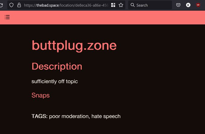 Buttplug.Io 🍑🔌Free Open Source Sex Toy Software - YOOOO WE MADE IT WE ON THE MASTODON BAD SPACE BIG BAD BLOCKLIST. DEFEDERATE US, BITCHES. I FUCKING DARE YOU. DO IT. DO IT. DOITDOITDOITDOITDOITDOIT god i fucking hate masto https://t.co/6vziHqWJhv