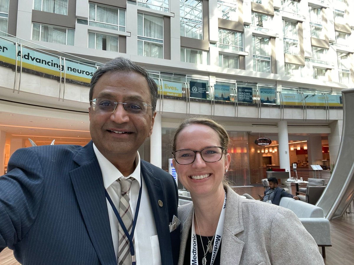Loved meeting Dr Krish Sridhar, President of the Neurological Society of India to brainstorm about collaborative resident-led projects. Exciting things to come and great capstone to #2023CNS ⁦@CNSResidents⁩ @CNS_Update⁩