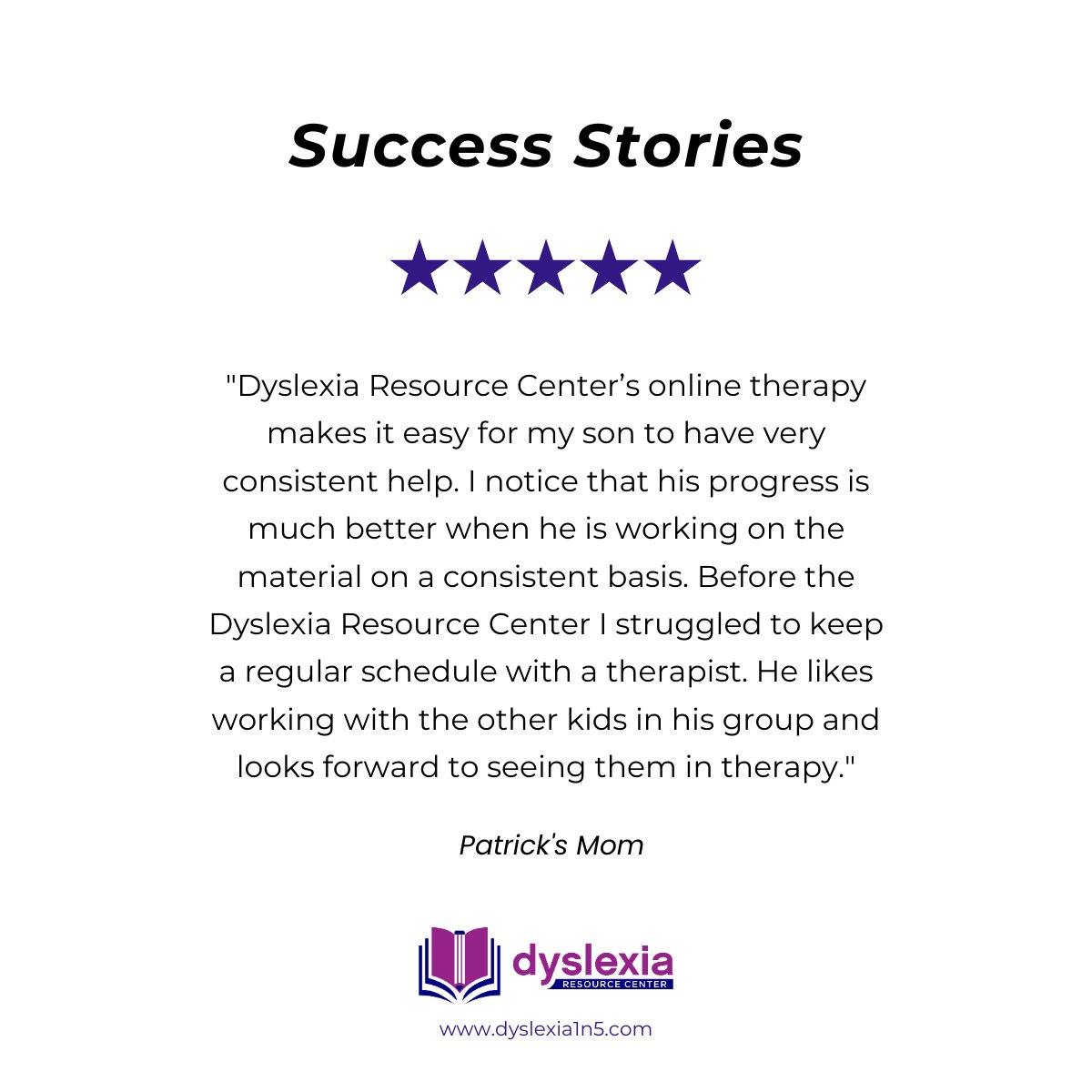 🌟 A heartfelt review from one of our amazing online therapy parents! 🙌🏼

We are so grateful for the opportunity to make a difference in Patrick's life.

Thank you for trusting us with their learning journey! 💯

#TutoringSuccess #HappyParents #EducationMatters #onlinetherapy