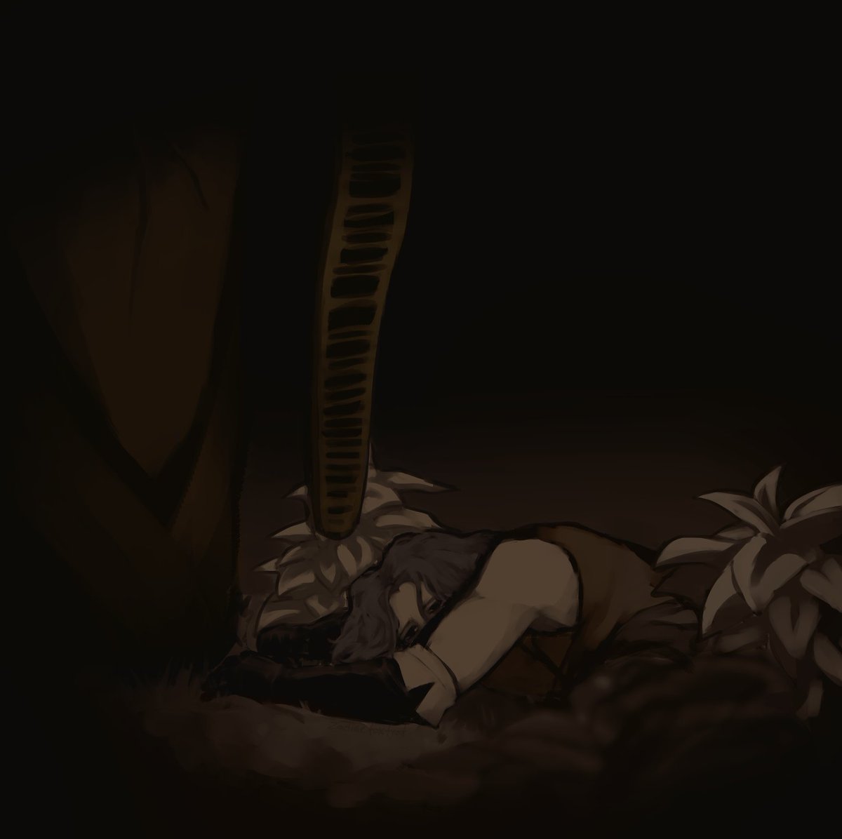 zodiacfoxtrot's tweet photo. art of cahara and the girl since fear &amp; hunger is rotting my brain https://t.co/hWv3Kjsd8x