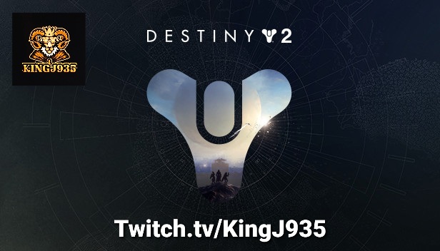 Going LIVE! Destiny shenanigans! Maybe with friends... 👀 
twitch.tv/kingj935/