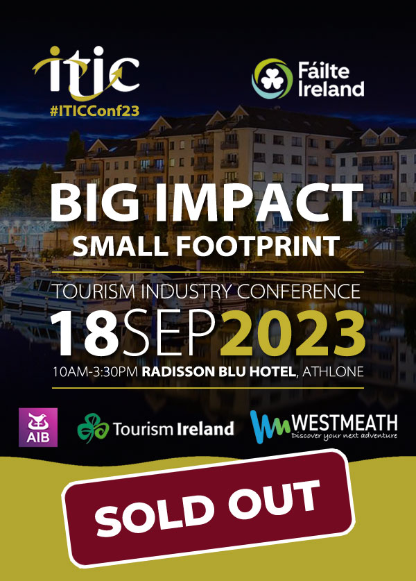 📢Important Announcement - Tourism Conference SOLD OUT❗️ Thank you to everyone for supporting #ITICConf23 & we look forward to seeing you at the @RadissonAthlone on Monday. If you weren't lucky enough to secure a ticket, you can email info@itic.ie to join a waitlist