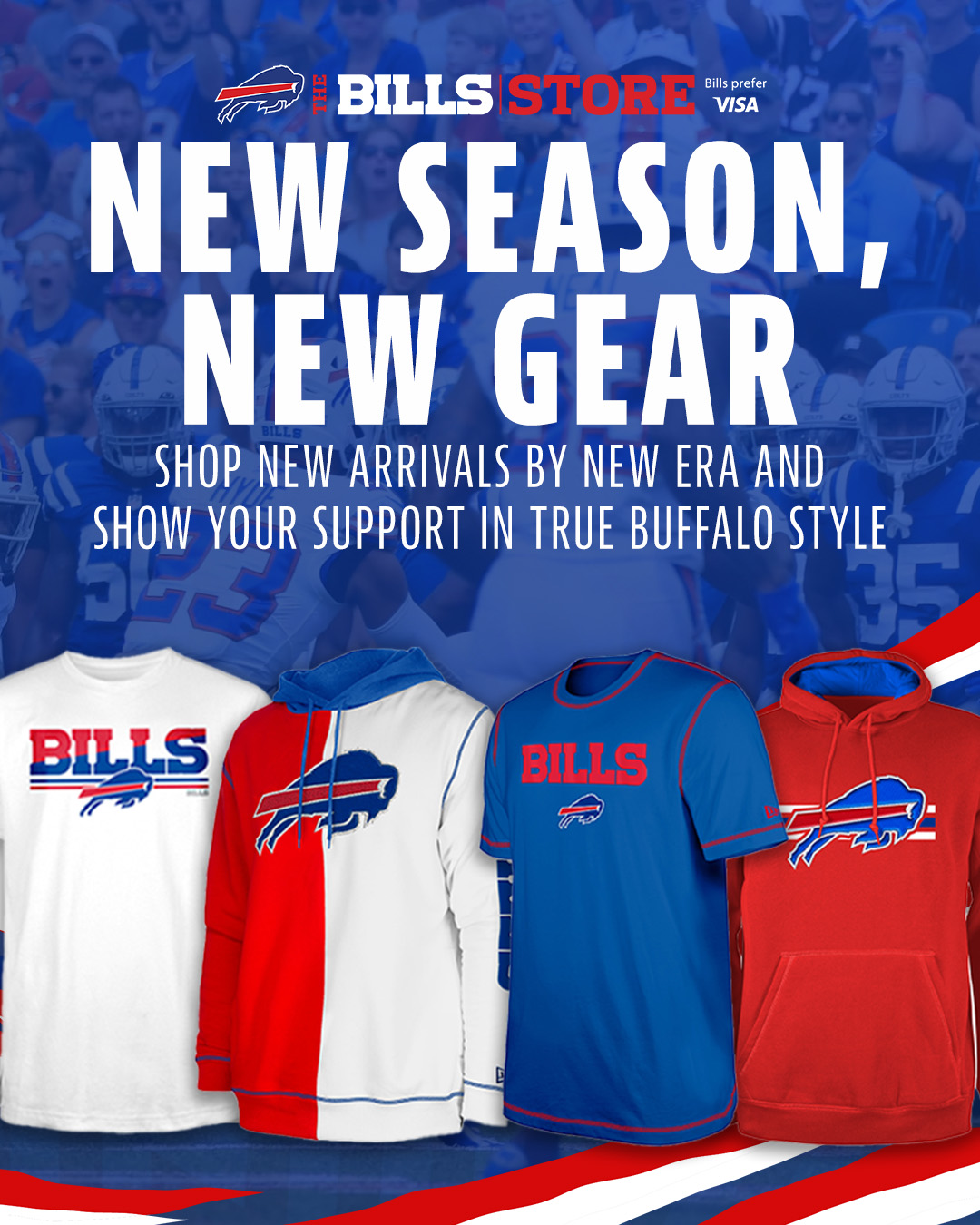 Buffalo Bills on X: 'New season. New gear. Shop now: