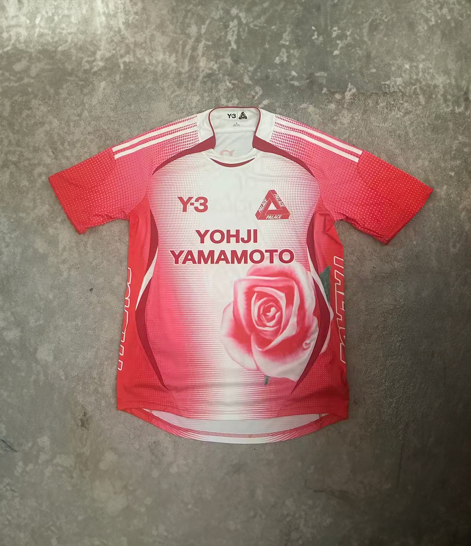 Palace × Y-3 Palace Y-3 Yohji Yamamoto Football Jersey in
