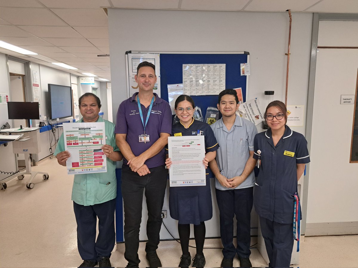 Brilliant engagement by the teams at Kingston Hospital today. Demonstrating the commitment to learning from incidents and that patient safety is a priority
Thank you @KatherineNagle for your hard work. 
@BereniceConstab <a href="/NicholaKane2/">Nichola Kane</a> @KingstonHospNHS <a href="/CHopperAHP/">Caroline Hopper</a>