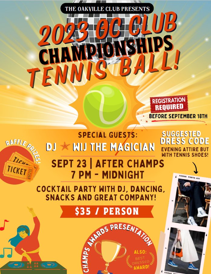 THEOAKVILLECLUB's tweet photo. The countdown is on.... We have 10 days left of matches! 🎾🏆👟 https://t.co/yXM7oy2WBv