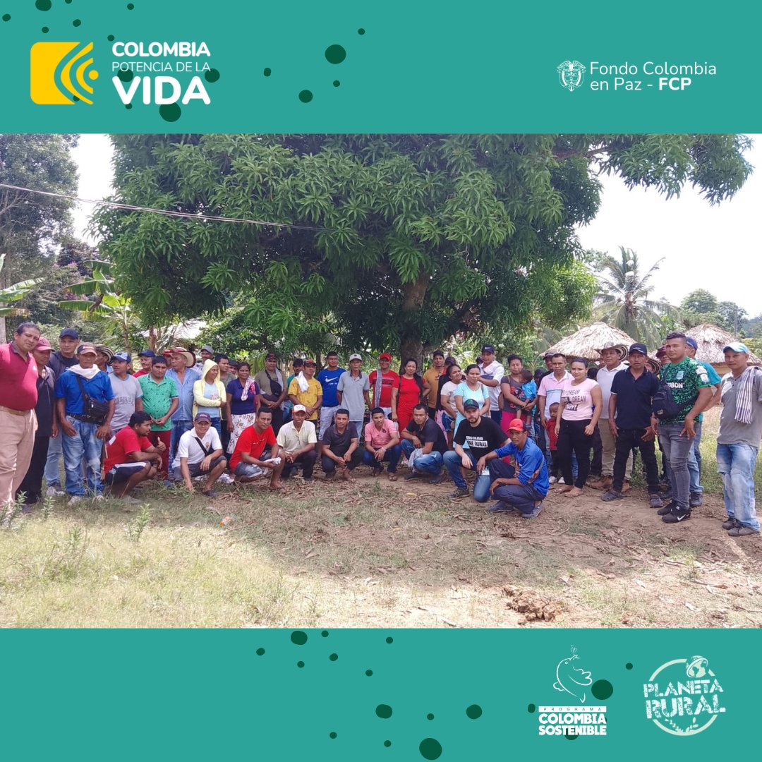 Gracias al apoyo de <a href="/fcolombiaenpaz/">Fondo Colombia en Paz</a> y de <a href="/Col_Sostenible1/">Programa Colombia Sostenible</a> pudimos a través de talleres y capacitaciones, trazar la misión y visión de #Asoafacan, una asociación productora de #Necoclí. Nuestra meta aún no termina y seguiremos uniendo esfuerzos para alcanzar resultados más grandes