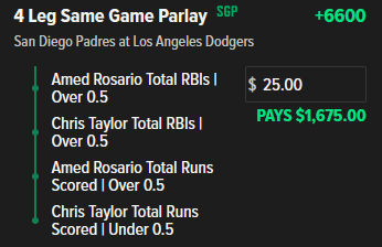 Lineup_Guy's tweet photo. Against lefties Rosario has been ahead of Taylor aside from when Taylor lead off since Mookie was hurt. Mookie is back and I expect Rosario before Taylor in the middle of the order. CZR plays below:

#bettingpicks #GamblingTwitter https://t.co/gvulJas4g4
