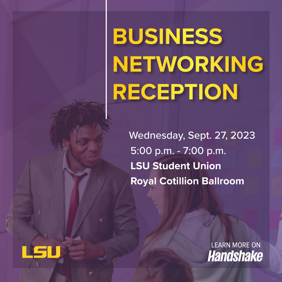 Building your empire all starts with who you know 🖇️

If you want to build connections in business, stop by the Business Networking Reception.

50+ companies will be there avidly recruiting new talent for internships and jobs!

Ready to jump in? Sign up with the link in bio ⤴