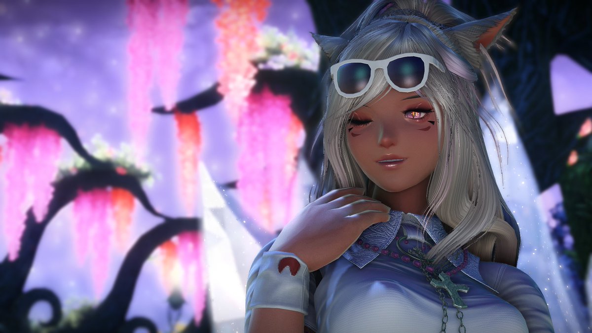 DeeLuffy11's tweet photo. Night time tails xD 

#ffxiv #gpose https://t.co/okER3UbKFz