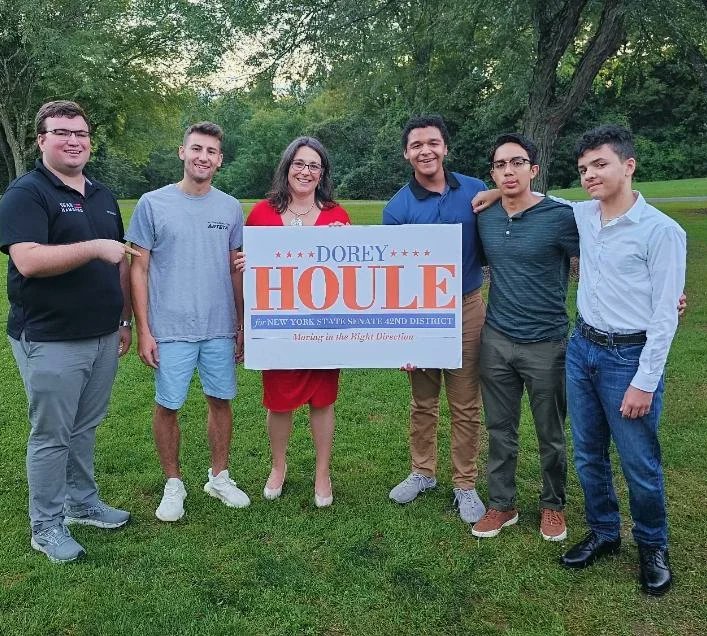 NewYorkTRS's tweet photo. #TRs were happy to assist Canidate Dorey Houle with her campaign kickoff today! 

Dorey is running against radical #NYS Sen. James Skoufis. Coming 2024 our organization will do our part and help fire him. 

Contribute today to help our fight! https://t.co/kKOZlyv50j https://t.co/oGA6qFGW7O
