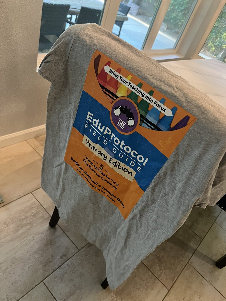 So excited that @cogswell_ben and I are getting closer and closer to this book being released. As a result we had to get some t-shirts! Stay tuned for more information. Check out our website primaryeduprotocols.us to be the first to know!