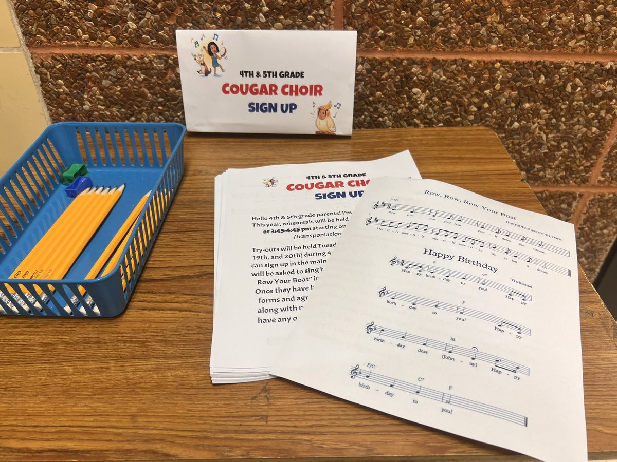 capitolheightse's tweet photo. It’s AUDITION TIME!!! 
4th and 5th Grade students are signing up to audition for our #CHESCHOIR  visit the sign up poster near the front office! We are just as excited as @Costa_NotPasta  for a new year! 
#CHESROCKS #chesafterschoolclub https://t.co/W0y4LXoraZ
