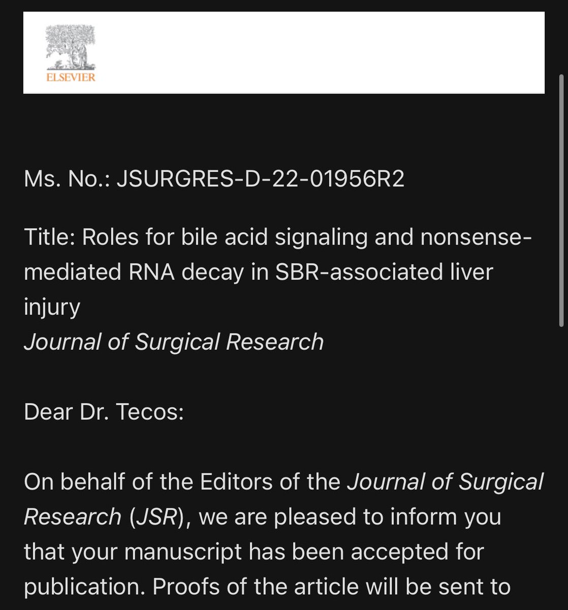 Last of my publications with @dr_steinberger from my time in @BradSurgeon’s lab 🥹 @UNMCSurgery #meded #surgery #some4surgery #residency #academia #research #womeninstem #womeninsurgery #pedsurgbestsurg