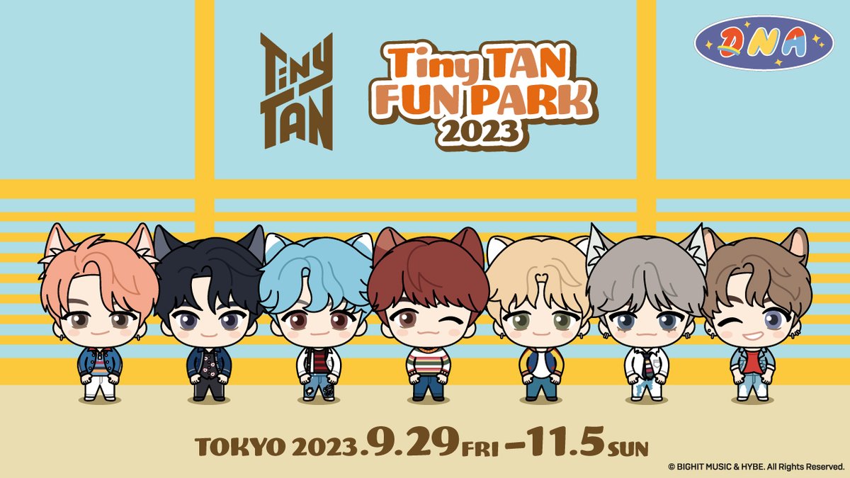 [📢]新着情報 ／ ⋰ #TinyTAN_FUNPARK 2023 第3弾開催決定❣️❣️❣️ ⋱ ＼ 今年も大人気楽曲衣装のイラストを使用した 限定商品やガラポン、フォトスポットが登場🎶 📆期間：9/29(金)～11/5(日) 📍バンダイナムコ Cross Store東京(池袋) 👇詳細はコチラ event.bandainamco-am.co.jp/cx/funpark3/ #TinyTAN #TinyTAN_FP