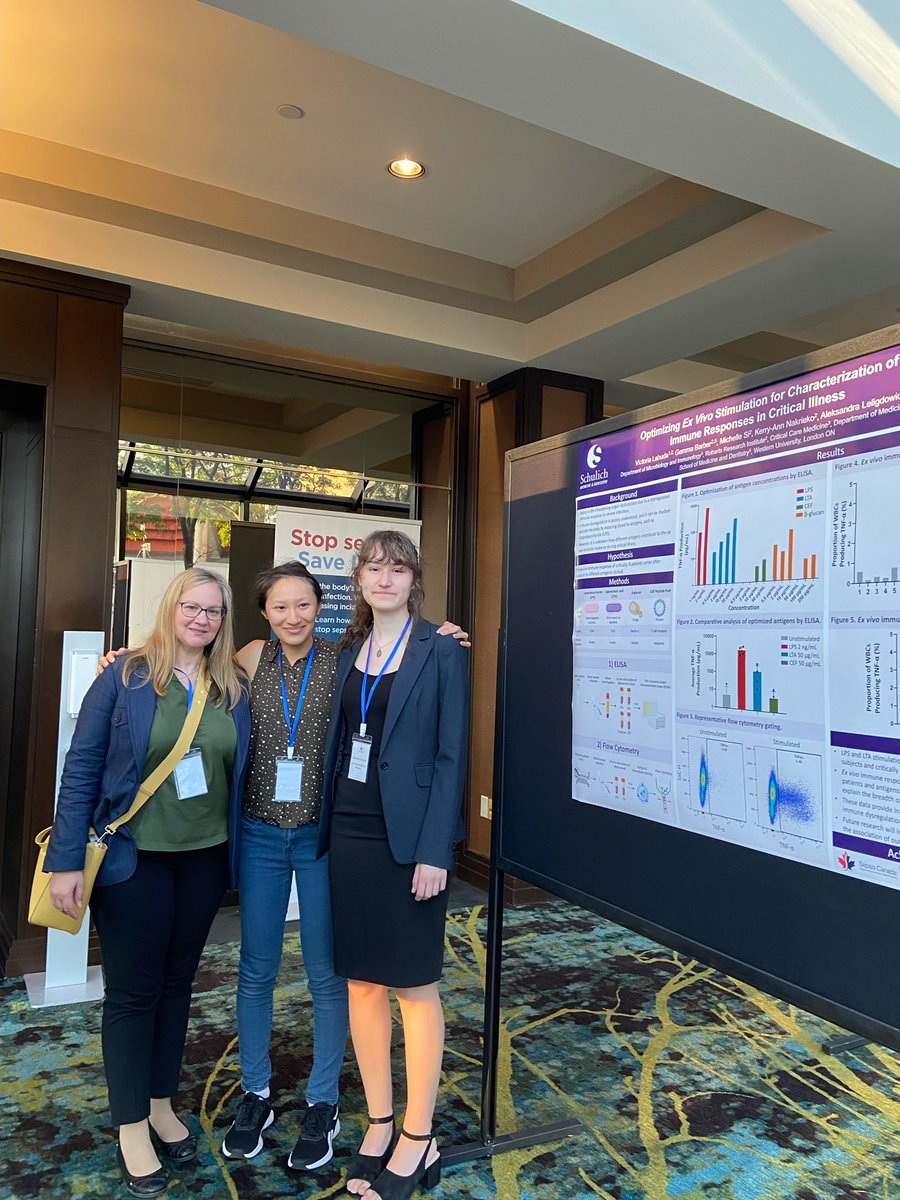 Congratulations to the C3RP lab team for presenting our research on early sepsis immunology at @SepsisCanada research day on #WorldSepsisDay. Way to go Gemma & Victoria!