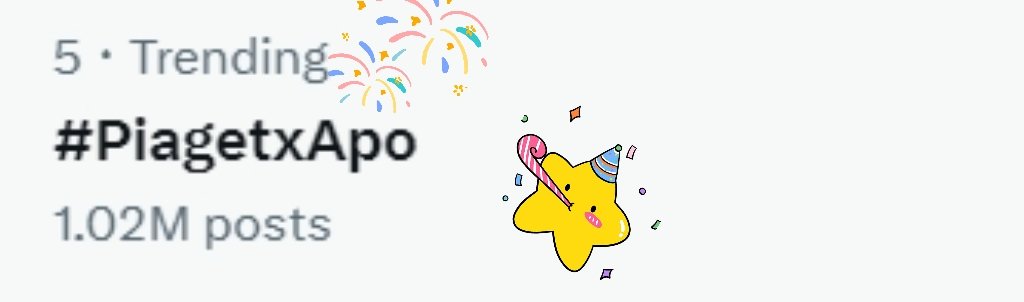 Apolaris_CN's tweet photo. We've hit 1M  tweets! 🎉🎉 Congratulations 🥳🥳 doing so great absolutely killing it! @Nnattawin1💛💗

#PiagetxApo #Nnattawin 
@Piaget #Piaget https://t.co/ohdafrPFds