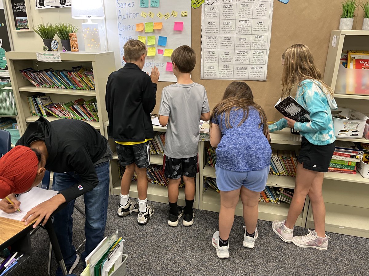 The Gleeson kiddos are practicing with their Reading groups to create quality discussions about an article we read from our Scholastic News magazine. We used our Let’s Talk Text prompts to guide our responses and share out!