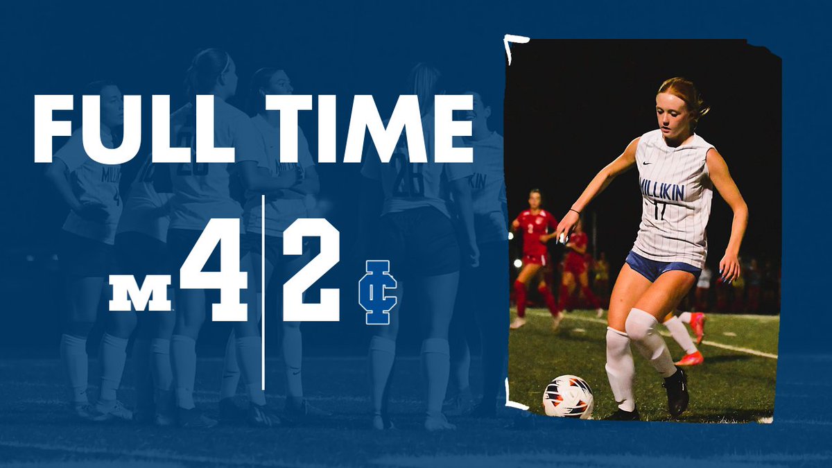 Millikin women's soccer improves to 3-2 on the season!
