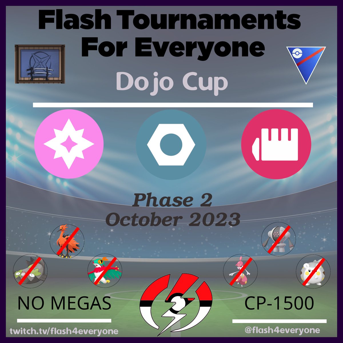 Next month's meta just dropped ... #pogo #pokemon #pokemongo #girlsthatpvp ... more information coming soon on the Flash server and the next Journey event! Let's GO!