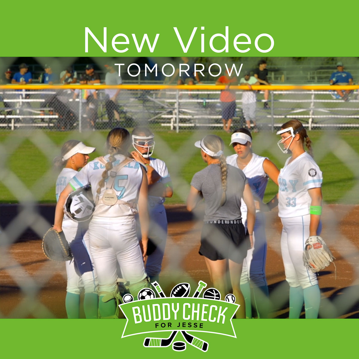 🚨 Tomorrow: New Buddy Check for Jesse video drop! 🎥

✨Keep your eyes peeled tomorrow and share the love when it’s up! 🔄 Big thanks to our Buddy Checkers - your support means everything! 🙏❤️ #BuddyCheckforJesse #BeyondGrateful #ItTakesaVillage 💚