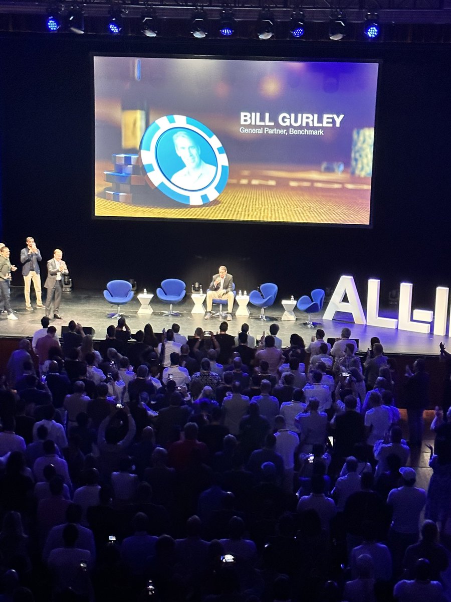 Bill Gurley’s talk on regulatory capture was probably the most poignant talks of the conference and a subject that I’ve become intimate with over the past year… <a href="/allinsummit/">All-In Summit 2025</a> #allinsummit
