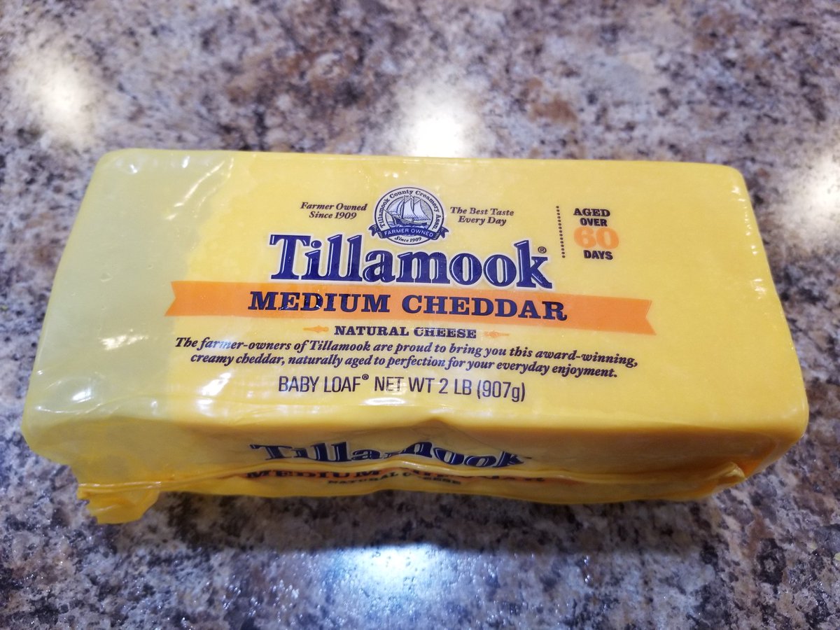 JordanH20076286's tweet photo. @TillamookDairy Just cracked open this "Medium" Cheddar 1,699 days after the date on the package. What can I say the goodness inside is amazing! ! ! https://t.co/999XNBUNzt