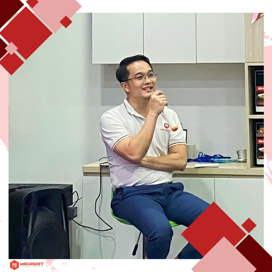 MiichisoftJ's tweet photo. [BOD SHARING - Sharing and Accompany]

♥ Coming up monthly with BOD Sharing, CEO Mr. Vu Hong Cong has talked about outstanding activities in the past month.

#Miichisoft #BODSharing https://t.co/TDzPLmWowH