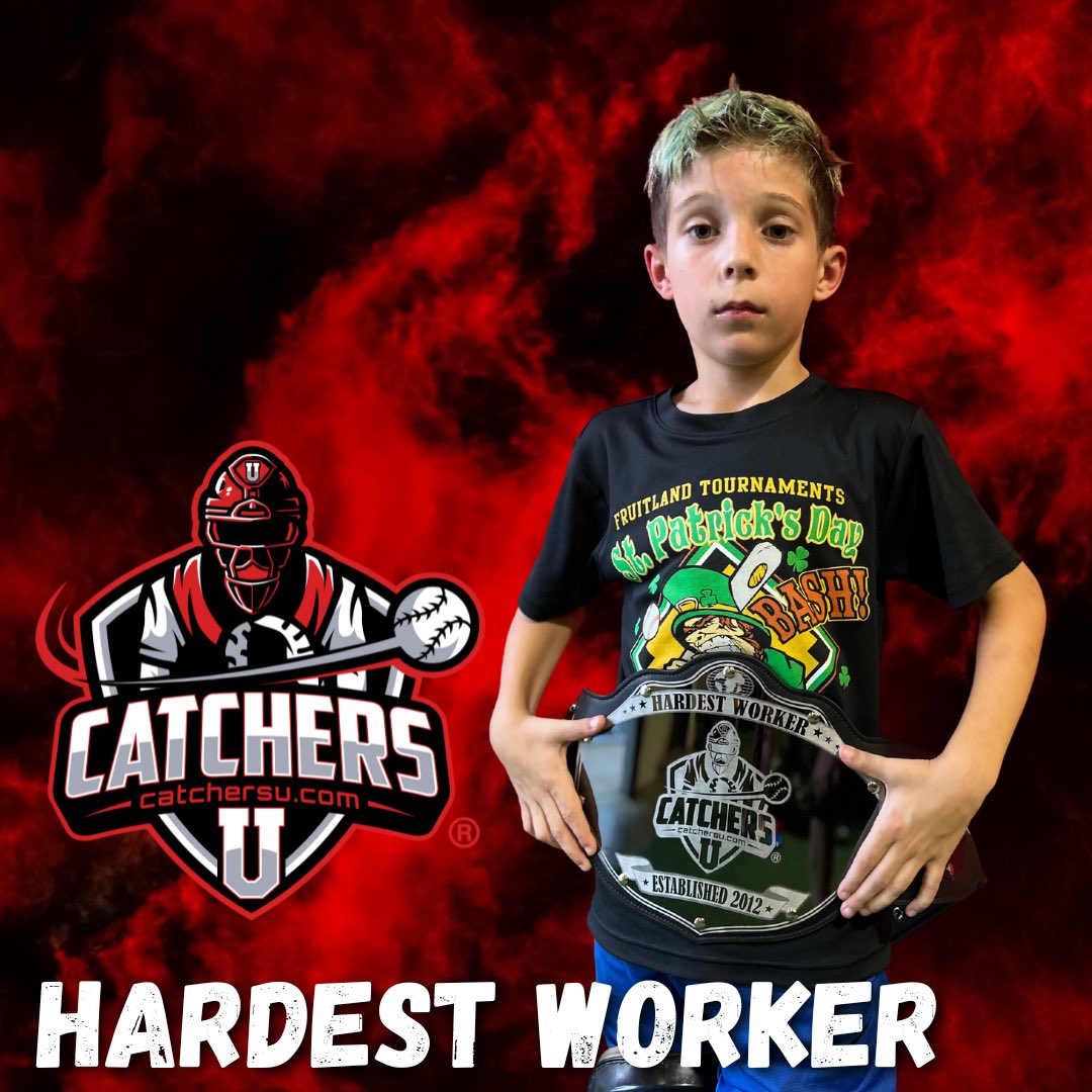 CatchersU's tweet photo. Tonight’s Hardest Workers in our Baseball classes are Callen, Trystan, and Dawson #catchersu #hardestposition #hardestworkerintheroom #softballcamp #baseballcamp https://t.co/hSzFkao6K9