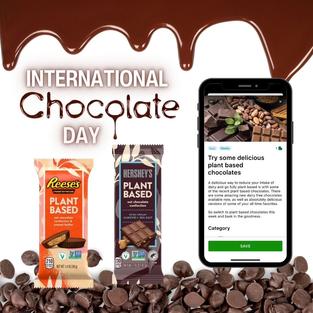 Happy #InternationalChocolateDay! 🍫 If creamy milk chocolate is more your vice, try a plant-based version of your favorite @Hersheys treat today!
@CandyUSA #chocolate #dairyfree #plantbasedchocolate #dairyalternatives #vegan #sustainableliving #sustainableeating