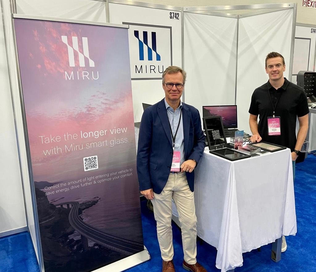 Miru is at the @DetroitAutoShow. Stop by the Startup Arena area to meet our team. Learn about Miru and our next-generation #eWindows for sunroofs technology.  Visit our website and connect with us to learn more. #DetroitAutoShow2023 #PlugAndPlayDetroit 

mirucorp.com