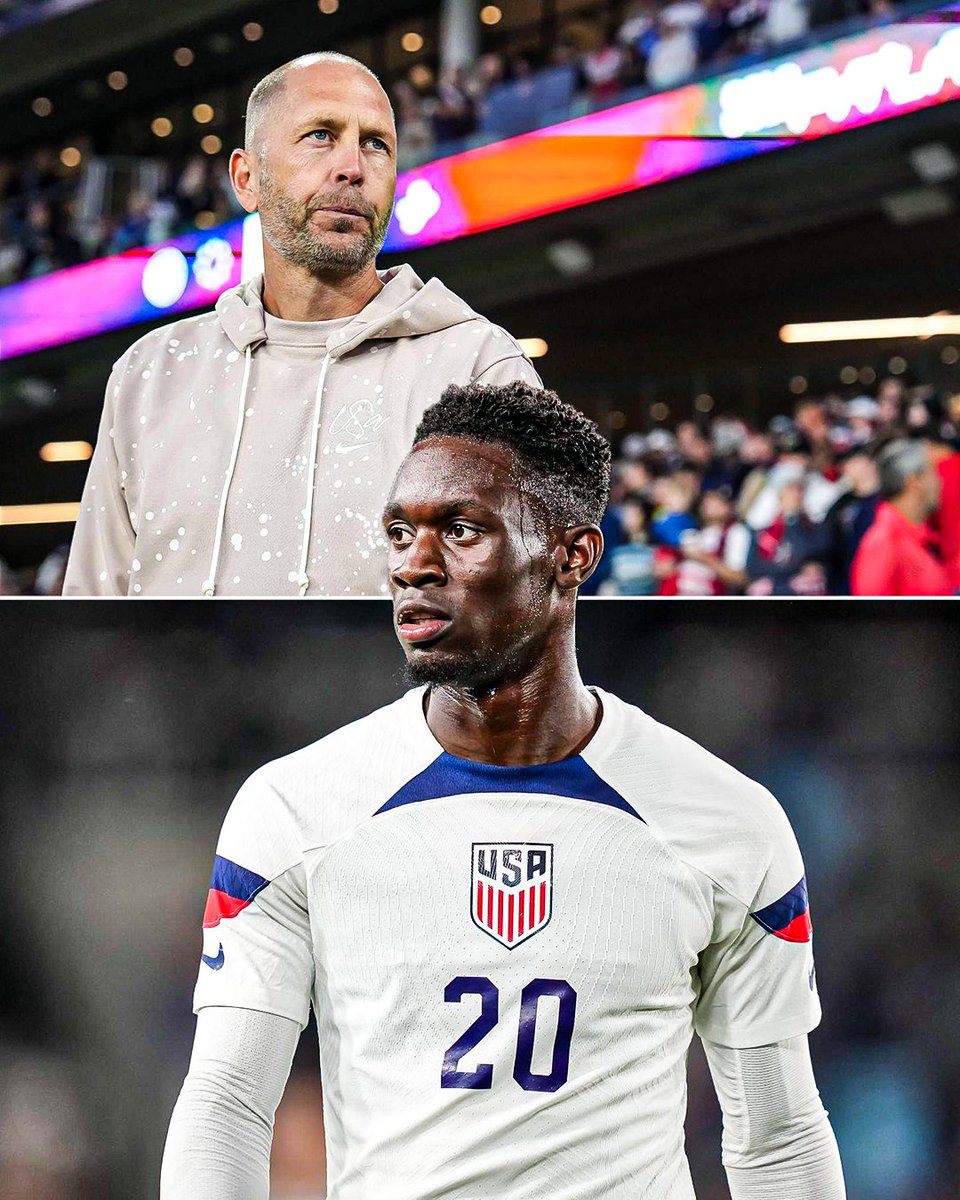 usmntonly's tweet photo. "I think we're still trying to figure out the best way to utilize Balo because we know that he's high quality. He made a number of good runs behind the back line that we didn't pick up on so he's still integrating on that side of it."

- Gregg Berhalter on Folarin Balogun 🇺🇸 https://t.co/Sdd0TwQX9j