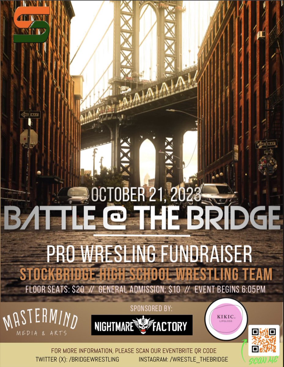 Tickets for our huge fundraiser event are on sale now!! Visit the link below to support an amazing cause and invest in the futures of so many amazing student athletes!

Team Donations:
givebutter.com/StockbridgeWre…

#wrestling #usa #usawrestling #prowrestling #fundraiser