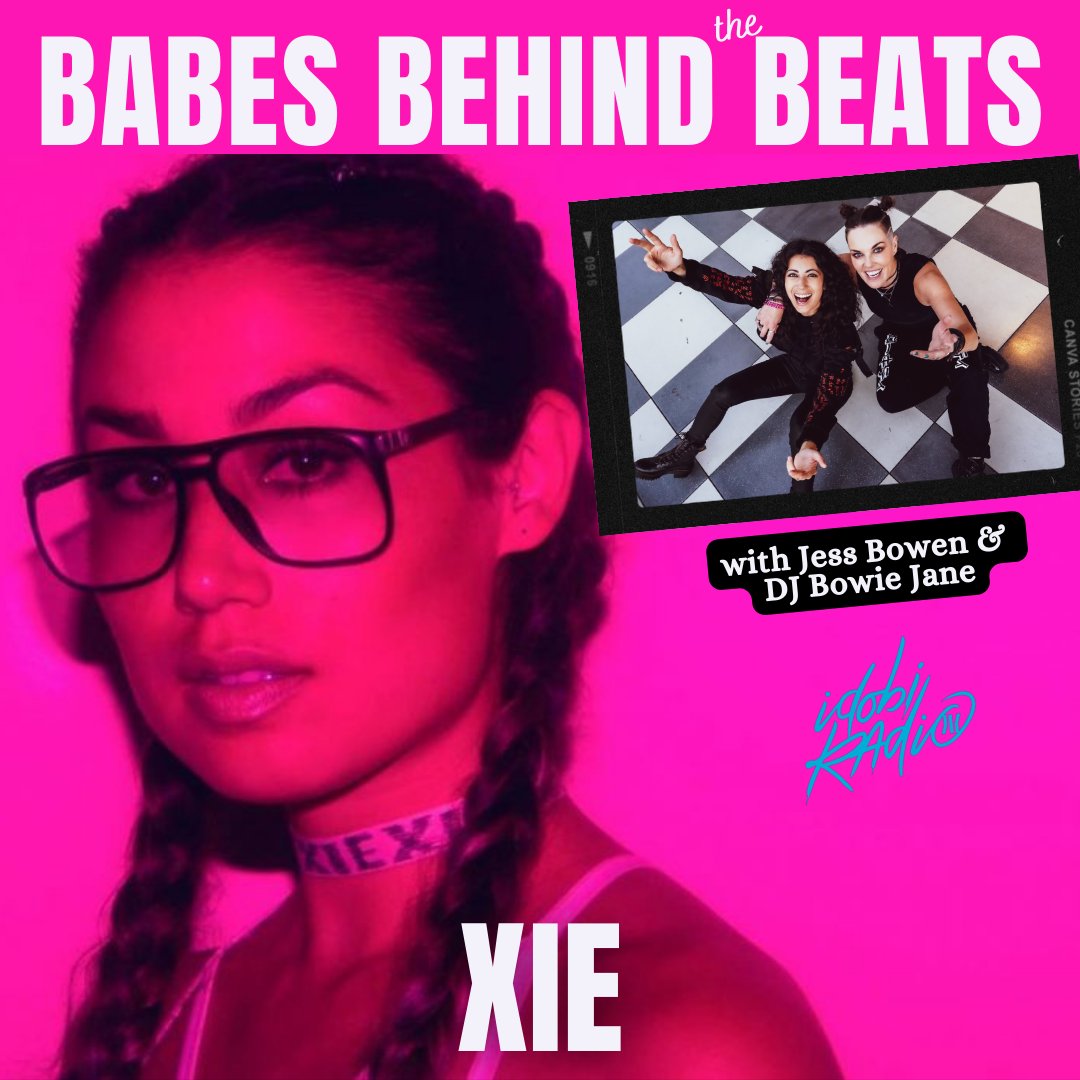 babesbehindbeat's tweet photo. XIE - live today on @idobiradio at 7pm ET and 8pm ET on all podcast platforms.  @XIEmusic @itsdjbowiejane 

#xie #producer #idobiradio #bb25 #bowiejane #jessbowen #xiemusic https://t.co/PtemUf2pI3