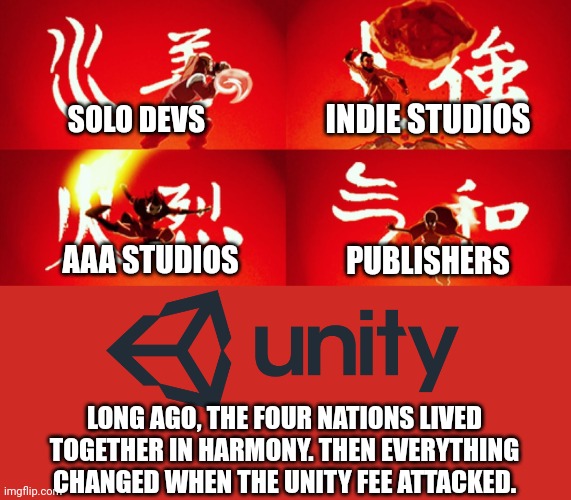 Slaziel's tweet photo. Since making memes is my way of dealing with things, here is my contribution to the #Unity problem. https://t.co/urrubwKAhx