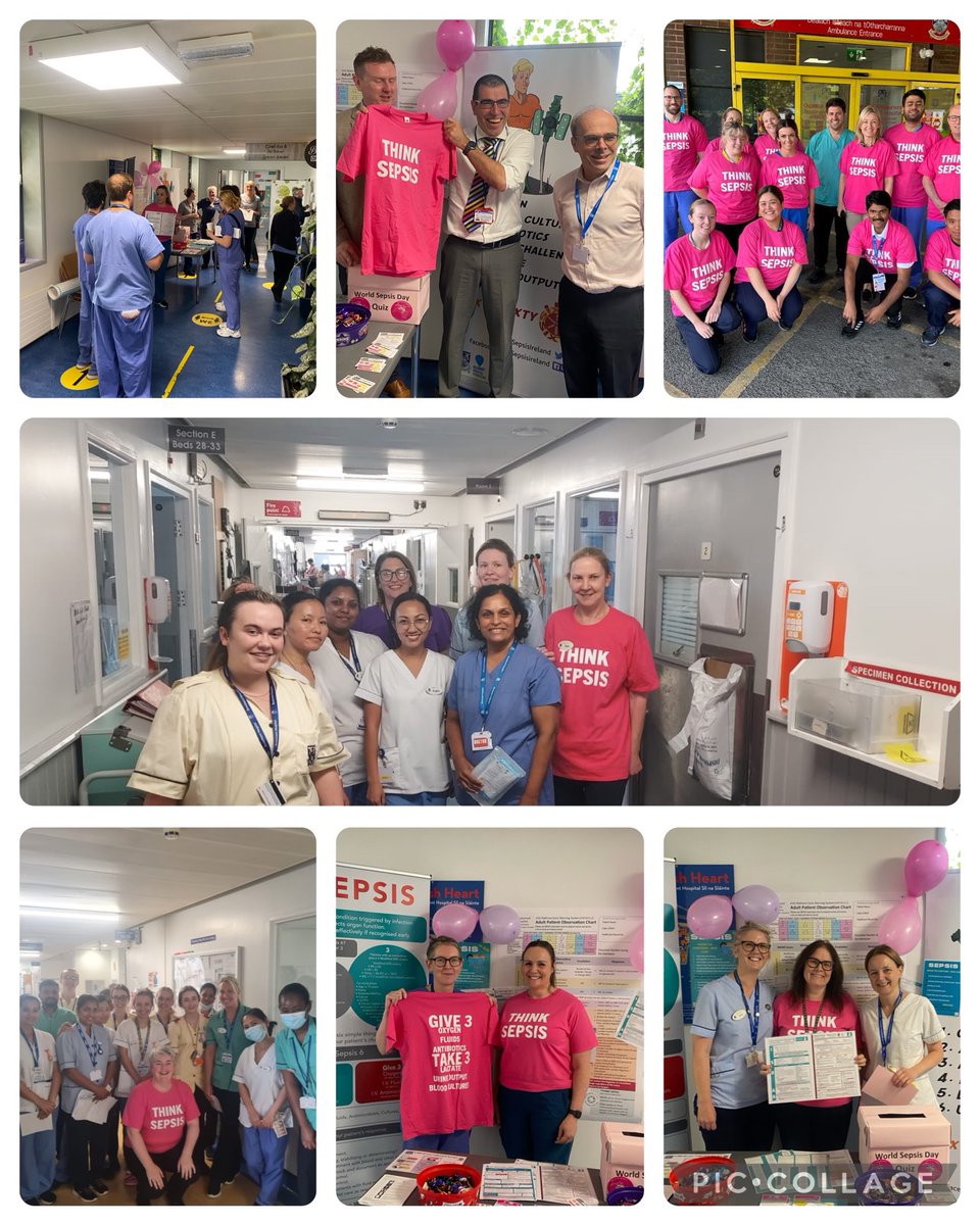 Fantastic engagement with sepsis education @BeaumontMag4E @Beaumont_Dublin @BeaumontEDnurse in Beaumont Hospital #WSD2023 @Yvonne13Ryan @CostelloeKate