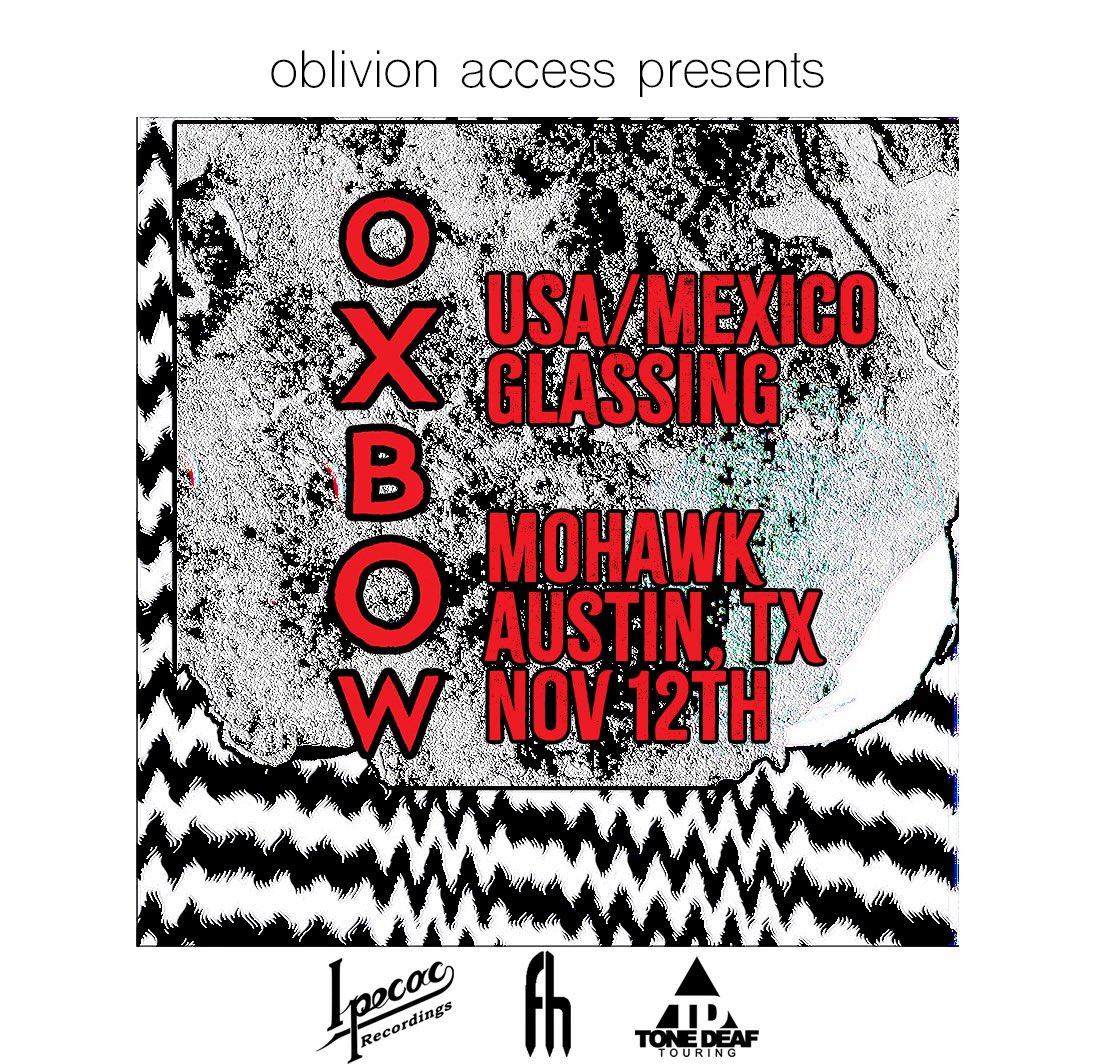 Nov. 12 at <a href="/mohawkaustin/">Mohawk Austin</a> tickets available here: tinyurl.com/3sa3zmkd This is Oxbows first Austin date in around 20 years. #noise #experimental