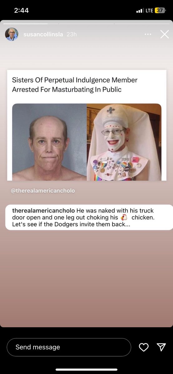 Isn’t this the group the Dodgers blindly supported at the stadium?