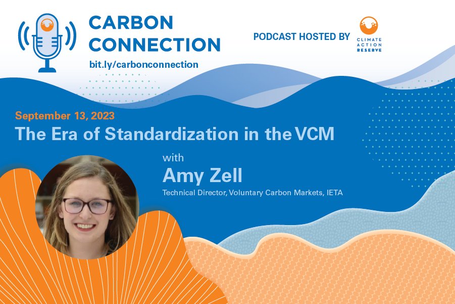 climatereserve's tweet photo. In this latest #CarbonConnection podcast, Amy Zell @IETA shares ex-zell-ent insights on the era of standardization in the #VCM. 

https://t.co/vJLVlM4jmH

#carbonmarkets #carboncredits #climatesolutions https://t.co/qXUnrexxwh
