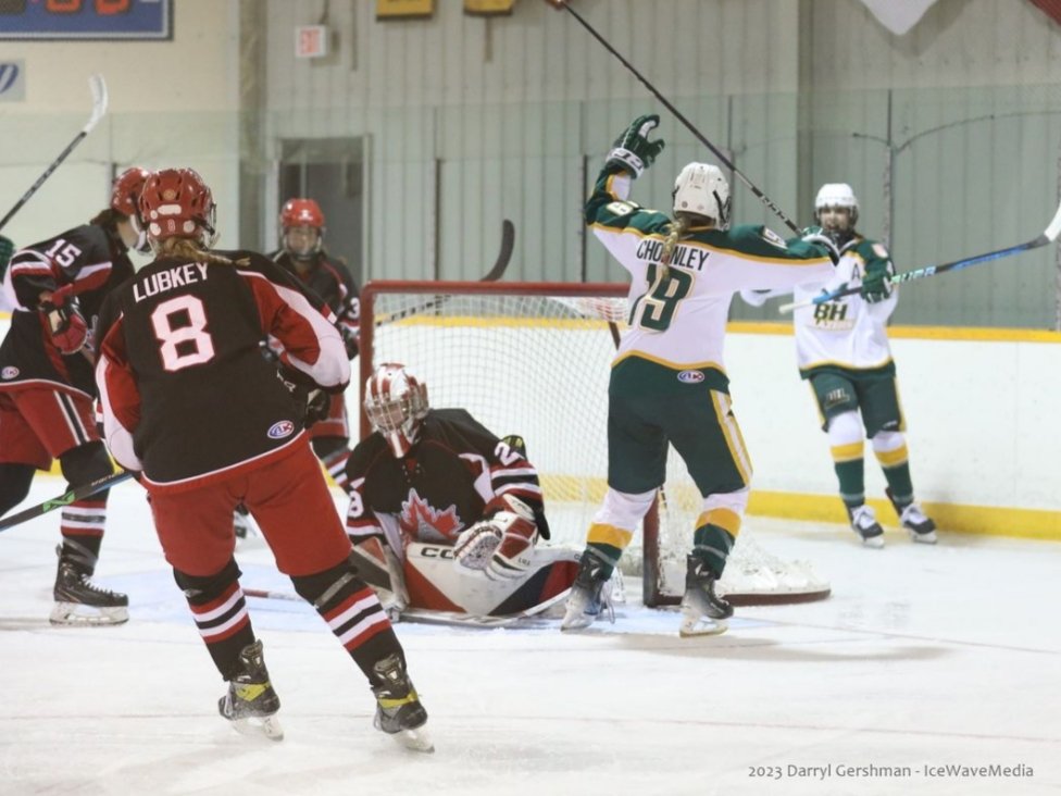 Shaun Chornley (@shaunchornley) on Twitter photo I am proud beyond words as #19 Payton Chornley scored her 1st career <a href="/BHBlazersHockey/">BH Blazers Hockey</a> goal last night in her 1st game! Special thanks to <a href="/darryl_gershman/">Darryl Gershman</a> who captured this very special moment! ..THANK YOU! The BH crew defeated the <a href="/WinnipegAvros/">Winnipeg Avros</a> 4-0. #Memorable #GoBHBlazersGo I am proud beyond words as #19 Payton Chornley scored her 1st career <a href="/BHBlazersHockey/">BH Blazers Hockey</a> goal last night in her 1st game! Special thanks to <a href="/darryl_gershman/">Darryl Gershman</a> who captured this very special moment! ..THANK YOU! The BH crew defeated the <a href="/WinnipegAvros/">Winnipeg Avros</a> 4-0. #Memorable #GoBHBlazersGo