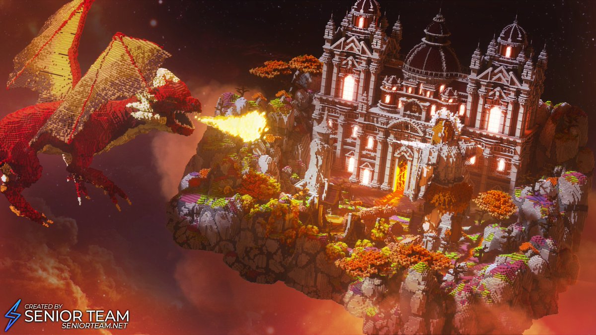 I'm just obsessed with these castle builds! Gotta love that perspective with the dragon. 😤🙌

#Minecraft #Minecraftbuilds #minecraft建築コミュ