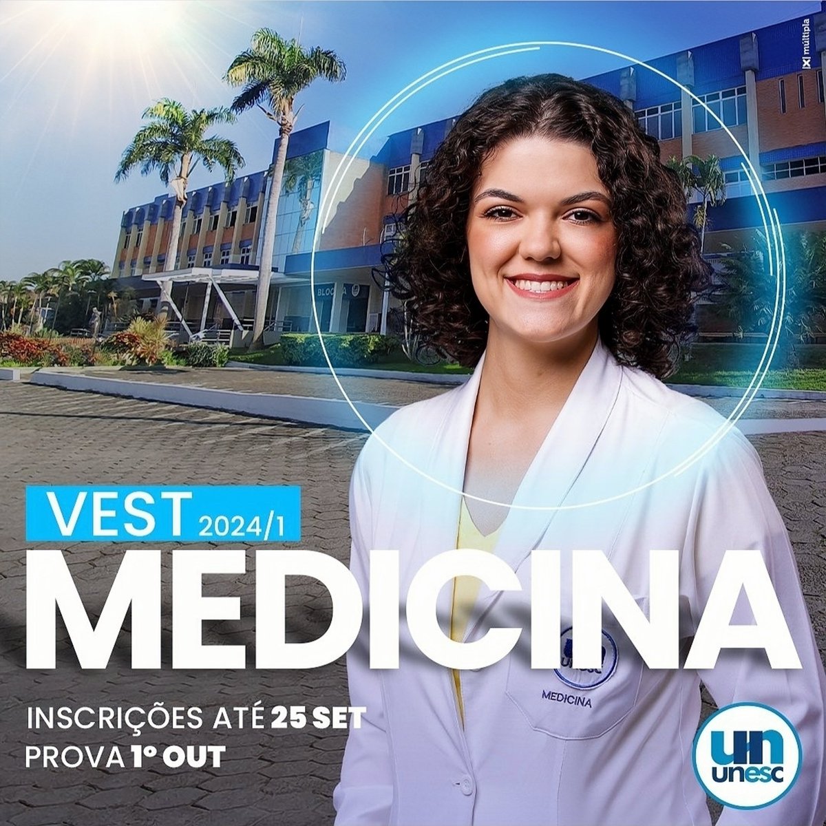 Inscreva-se agora: materiais.unesc.br/vestibular-med…