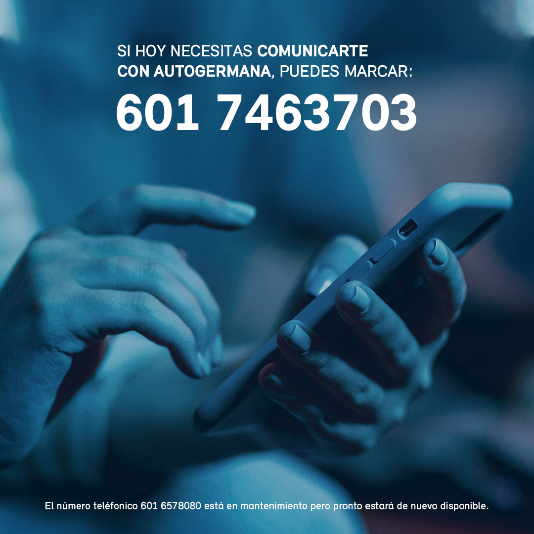 MINIColombia_'s tweet image. Estimados clientes de Bogotá, les informamos que nuestro número teléfonico 601 6578080 está en mantenimiento. Para comunicarse con Autogermana, les agradecemos marcar 601 7463703.

#MINIColombia #MINILatam