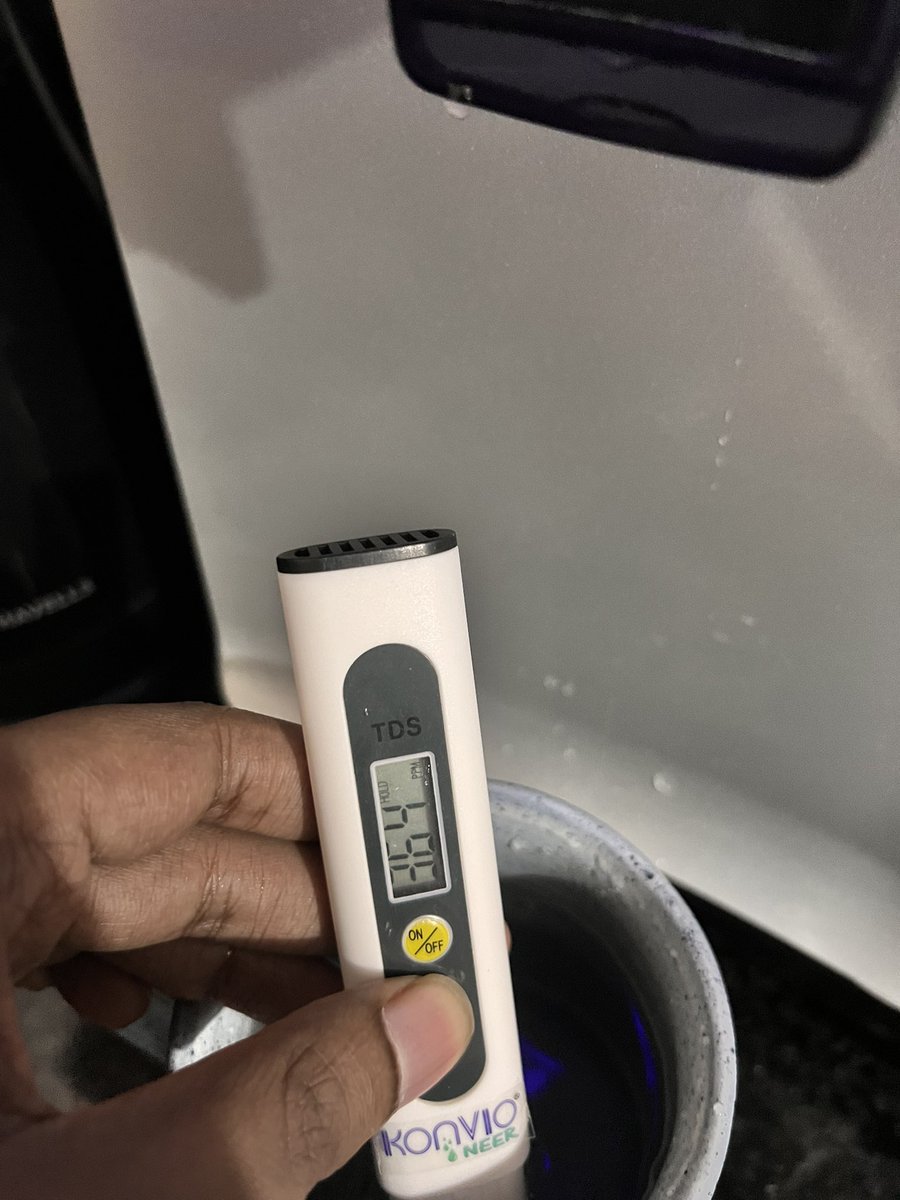 ARUN010203's tweet photo. @EurekaForbes Haha biggest joke! Equating with #SRK in #Jawan🙏🏼🙏🏼 I got Nrich RO 3d back,TDS is very high,more than raw unpurified water. Proof 👇. It makes water quality worse. They are hazard to society as shown in Jawan, #Aquaguard should be shut for the safety of #society. #health_hazard https://t.co/affmPwNMqN