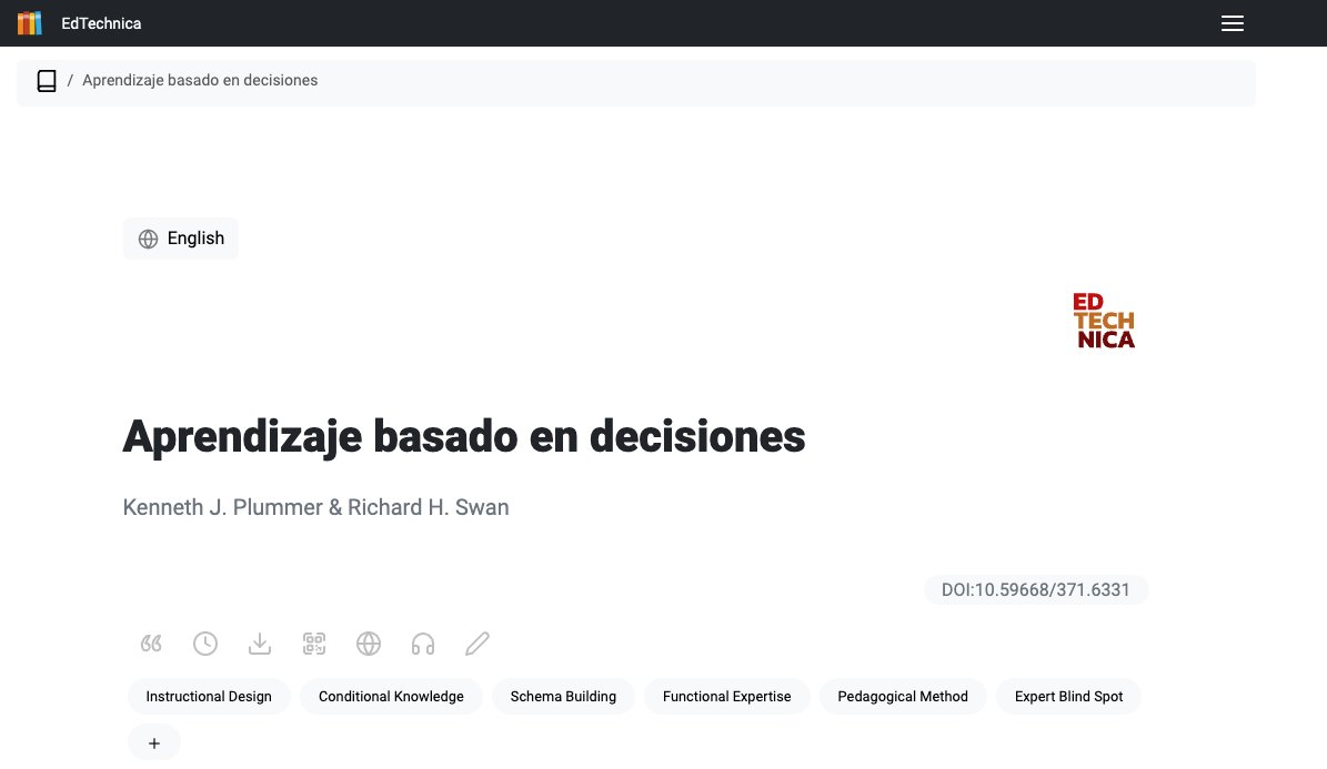 Just added the feature that if you're viewing content on EdTech Books that doesn't match your preferred language, then you'll get a prompt to your preferred language (if available). #oer #opentextbooks edtechbooks.org/encyclopedia/d…