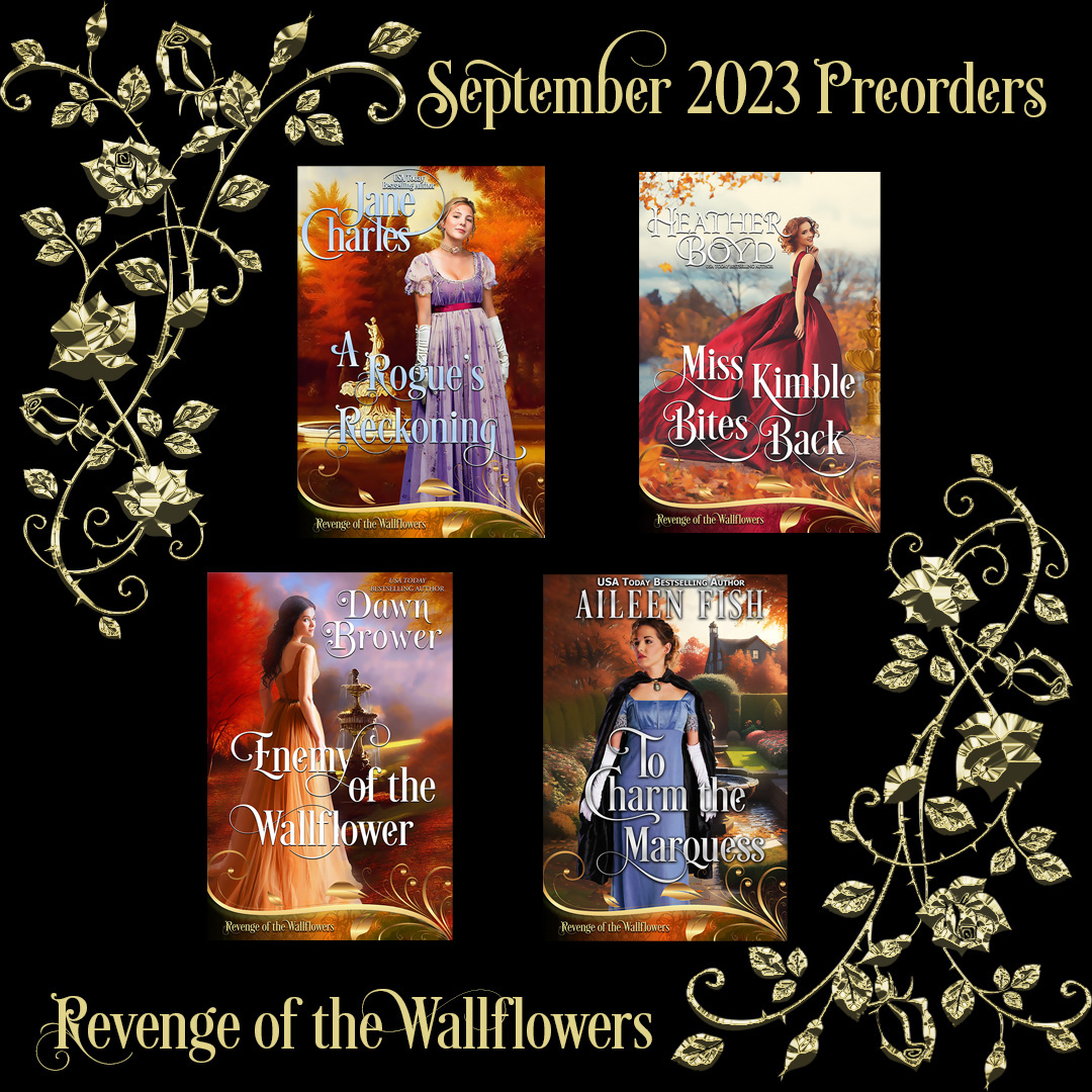 ★Revenge of the Wallflowers✶ September 2023 Pre-orders Revenge is a dish best-served cold… Or is it? These wallflowers are about to find out, as they plot against those most deserving. #RegencyRomance #HistoricalRomance #Romance #IARTG #BookBoost elink.io/p/revengeofthe…