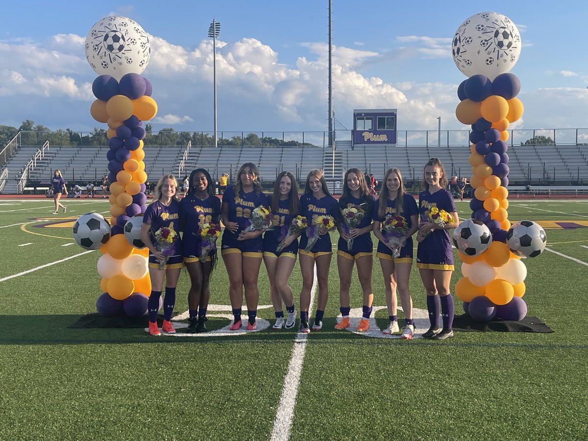 Congratulations to the girls soccer seniors and good luck in the future! Finish the season out strong!

⁦<a href="/plumboroughsd/">Plum Borough SD</a>⁩ ⁦<a href="/plumladystangss/">Plum Lady Mustangs Soccer</a>⁩ ⁦<a href="/TribLiveHSSN/">TribLive HSSN</a>⁩ ⁦<a href="/pghsoccernow/">Pittsburgh Soccer Now</a>⁩