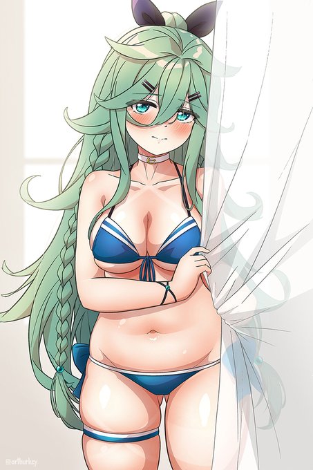 山風に姉の水着を着てもらった 